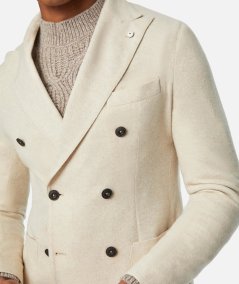 Double-breasted stitch jacket