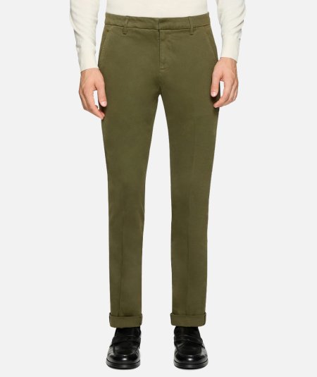 Slim Gaubert trousers in warm-touch gabardine - Duepistudio ***** Abbigliamento, Accessori e Calzature | Uomo - Donna