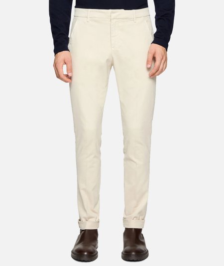 Slim Gaubert trousers in warm-touch gabardine - Duepistudio ***** Abbigliamento, Accessori e Calzature | Uomo - Donna