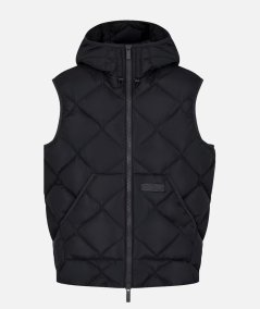 Padded sleeveless down jacket