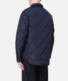 Quilted and padded jacket