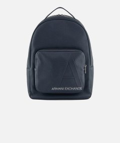 Faux leather backpack
