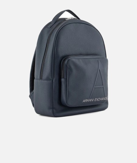 Faux leather backpack