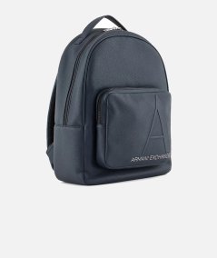 Faux leather backpack