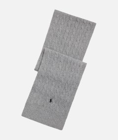 Classic cable scarf