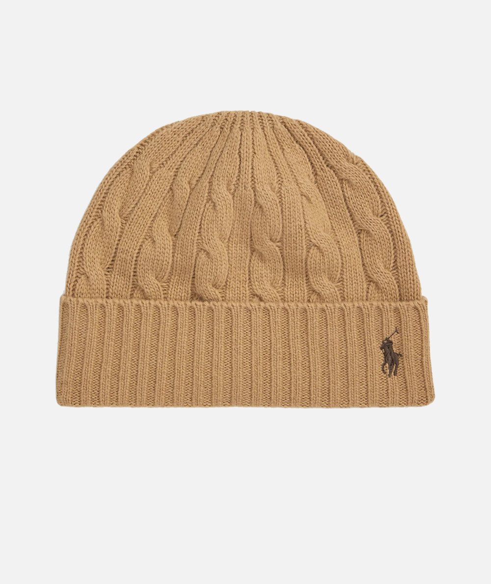Cable wool hat