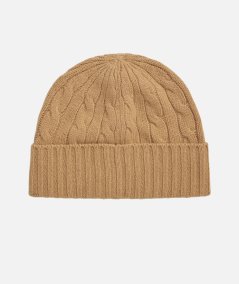 Cable wool hat
