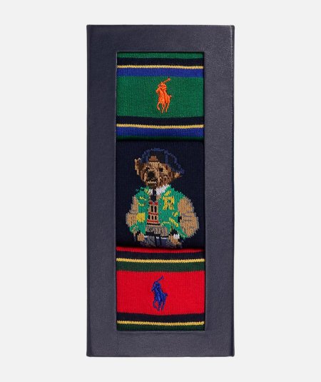 Tripack socks with contrasting embroidery - Duepistudio ***** Abbigliamento, Accessori e Calzature | Uomo - Donna