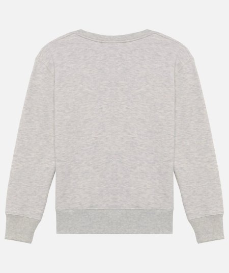 Crew-neck sweatshirt with embroidered logo