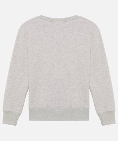 Crew-neck sweatshirt with embroidered logo