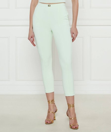 Crêpe trousers with pockets and logo plaque - Duepistudio ***** Abbigliamento, Accessori e Calzature | Uomo - Donna