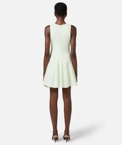 Light crepe dress with floral detail