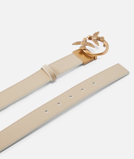 Double-sided belt with 3 cm Love Birds buckle