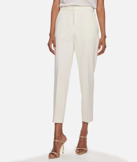 Cigarette-fit trousers in cloth stitch - Duepistudio ***** Abbigliamento, Accessori e Calzature | Uomo - Donna