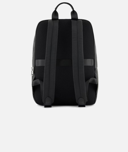 Faux leather backpack