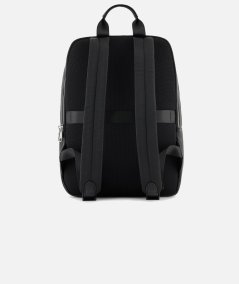 Faux leather backpack