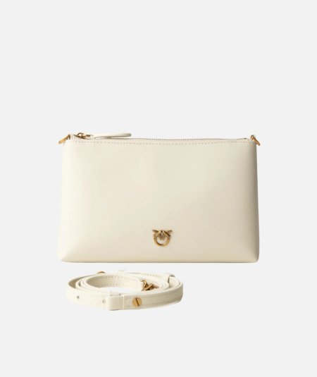 Borsa Tracolla Piatta in Pelle con Logo Love Birds - Duepistudio ***** Abbigliamento, Accessori e Calzature | Uomo - Donna