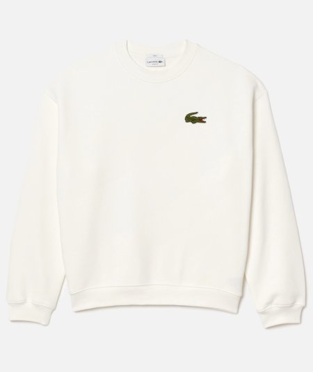Loose fit fleece sweatshirt with contrasting crest - Duepistudio ***** Abbigliamento, Accessori e Calzature | Uomo - Donna