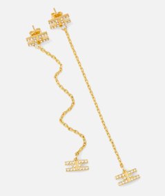Logo Drop Earrings