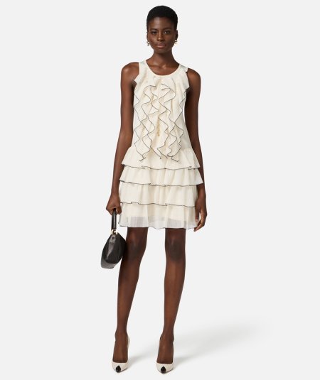 Knit dress with ruffles and flounces - Duepistudio ***** Abbigliamento, Accessori e Calzature | Uomo - Donna