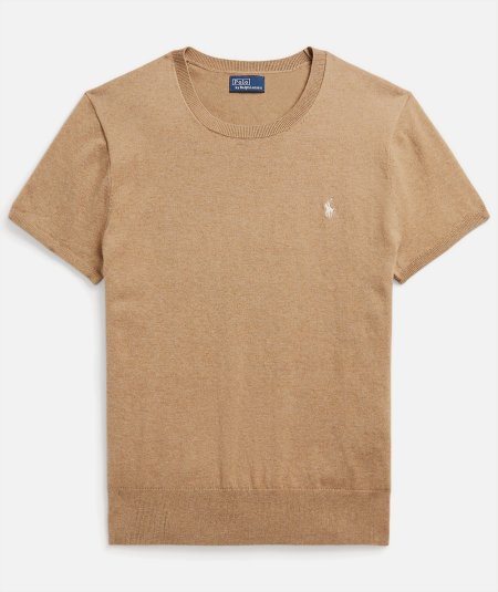 Cotton Blend Short Sleeve Sweater - Duepistudio ***** Abbigliamento, Accessori e Calzature | Uomo - Donna