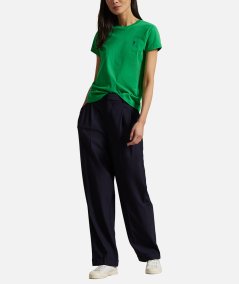 Cotton jersey crew neck T-shirt