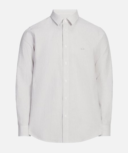 Striped Seersucker Shirt - Duepistudio ***** Abbigliamento, Accessori e Calzature | Uomo - Donna