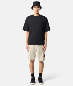 Bermuda cargo stretch cotton parachute canvas regular fit