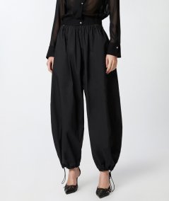 Pantaloni balloon leggeri con coulisse