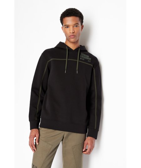 Sweatshirt with hood and drawstring