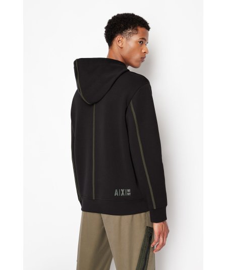 Sweatshirt with hood and drawstring