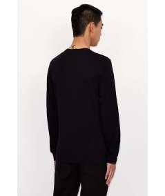 Long-sleeved T-shirt in Pima cotton