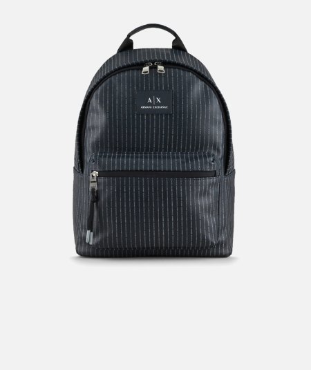 Backpack with logo print