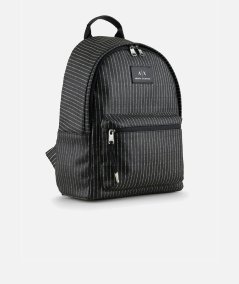 Backpack with logo print