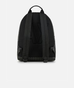 Backpack with logo print