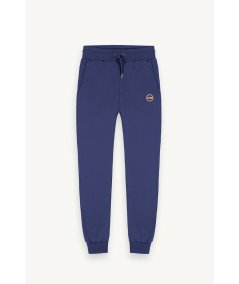Panatloni in cotton blend brushed fleece