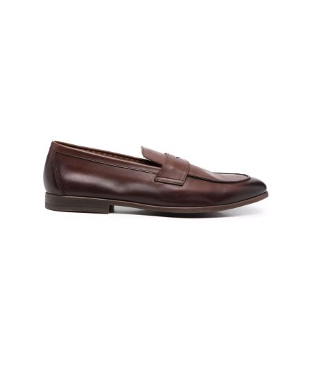 Penny leather loafers