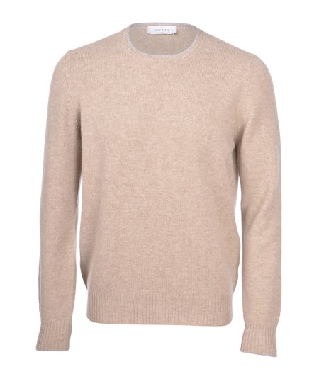 Super Geelong 2-ply wool crewneck sweater