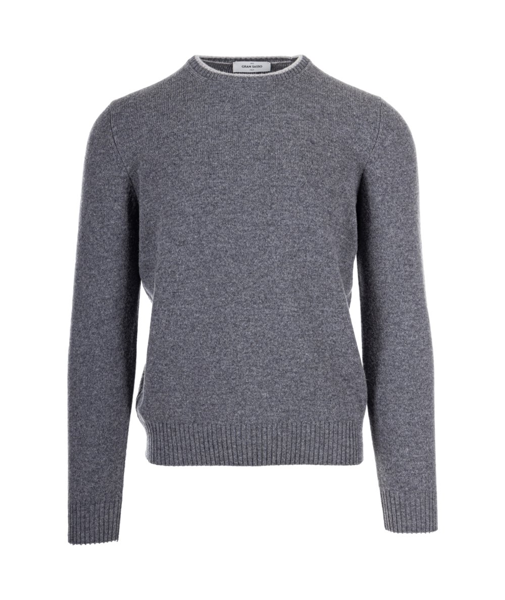 Super Geelong 2-ply wool crewneck sweater