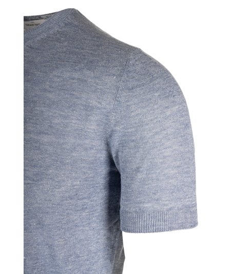 Linen knit T-shirt