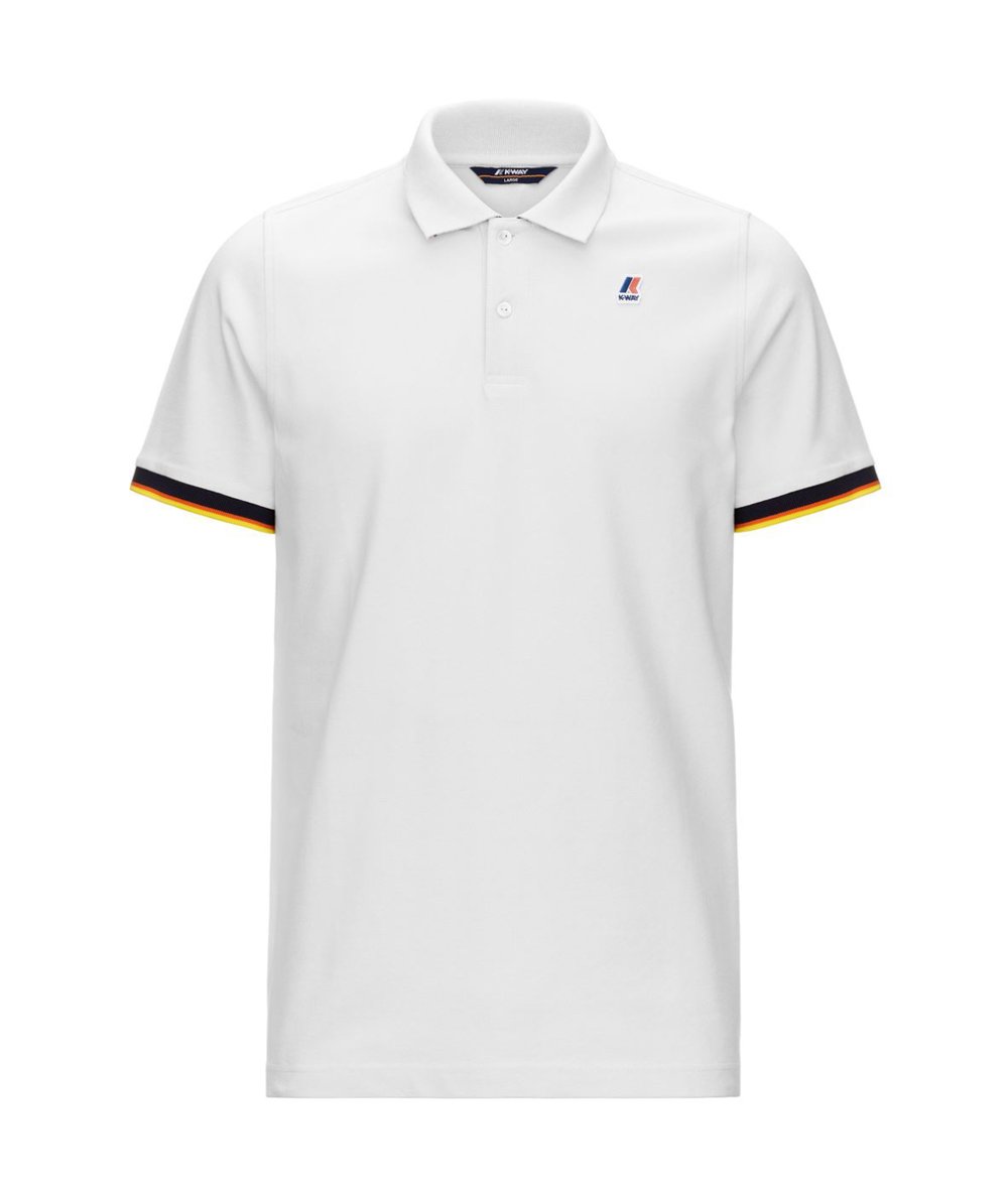 Vincent contrast stretch polo shirt