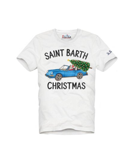 T-shirt with Christmas print - Duepistudio ***** Abbigliamento, Accessori e Calzature | Uomo - Donna