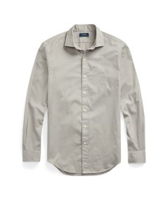 Slim-Fit garment-dyed twill shirt