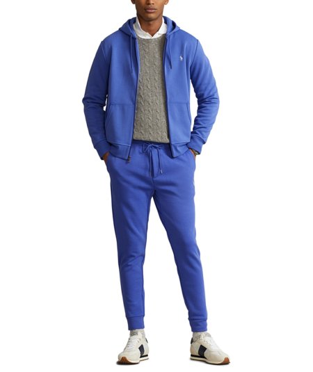 Double knit jogger trousers