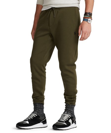 Pantaloni jogger in maglia doppia