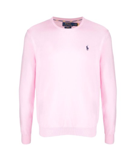 Slim Fit Cotton Crewneck Sweater