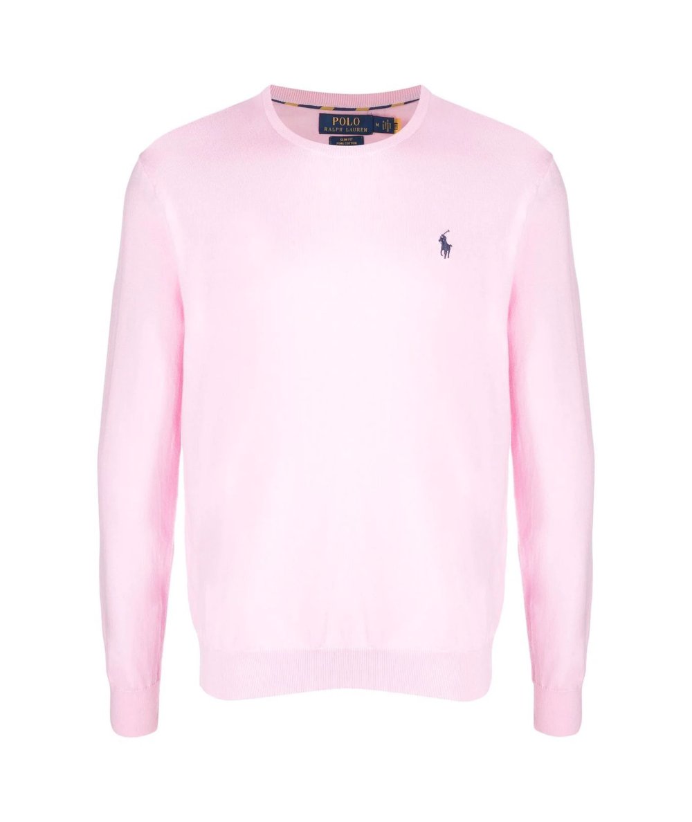 Slim Fit Cotton Crewneck Sweater