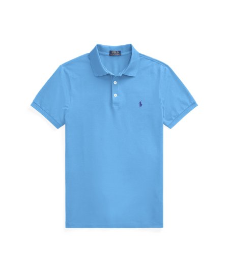 Slim fit pique polo shirt