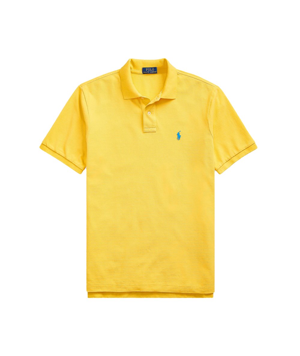 Slim fit pique polo shirt