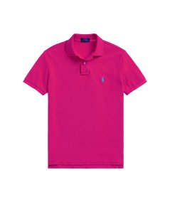 Slim fit pique polo shirt